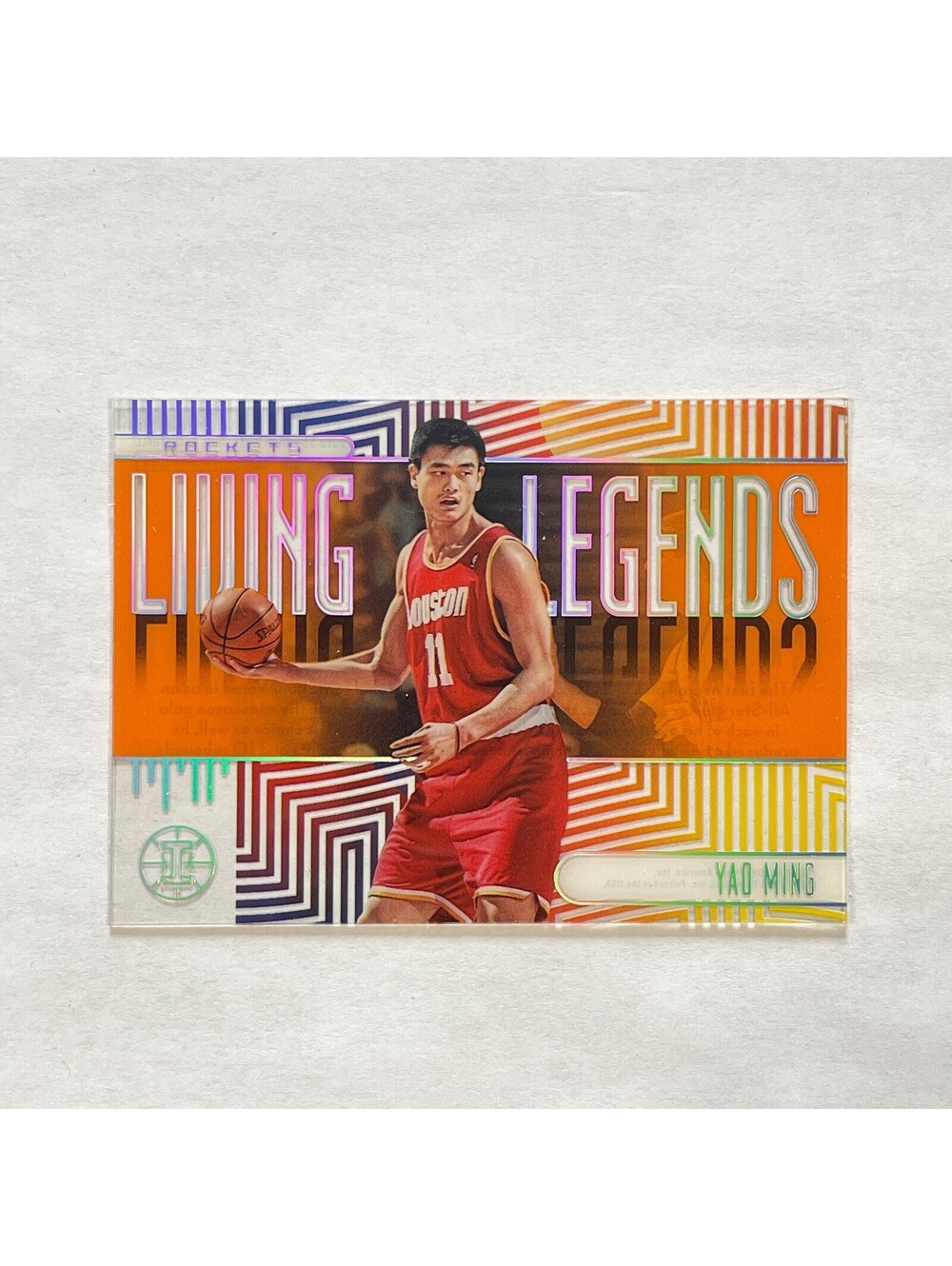 2019-20 Panini Illusions #13 Yao Ming Living Legends Houston Rockets Card
